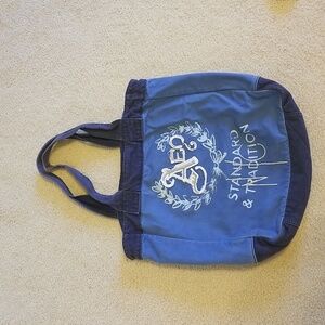 American Eagle Tote Bag, blue
